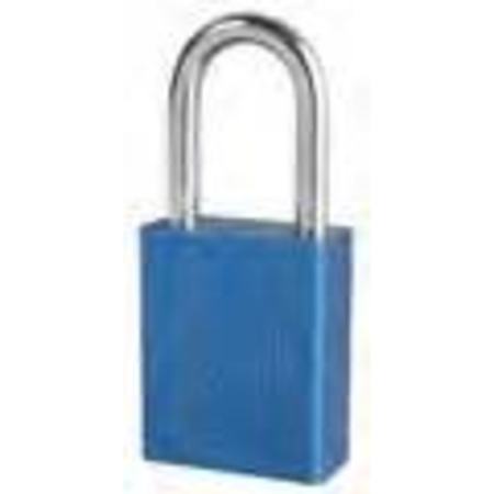 MASTER LOCK Blue Lock, 3" Shackle,  A1107BLU1KEY